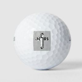 Jesus Cross Golfball