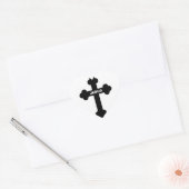 JESUS CROSS Herz-Aufkleber (Umschlag)