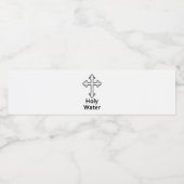 Jesus Cross Holy Wasserflaschenetikett (Einzelnes Label)