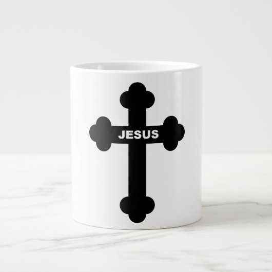 JESUS CROSS Jumbo-Tasse (Vorderseite)