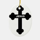 JESUS CROSS KERAMIKORNAMENT (Vorne)