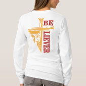 Jesus Cross Nail Design – Powerful Christian T-Shirt (Rückseite)