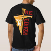 Jesus Cross Nail Design – Powerful Christian T-Shirt (Rückseite)