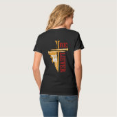 Jesus Cross Nail Design – Powerful Christian T-Shirt (Rückseite Vollansicht)