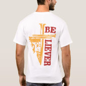 Jesus Cross Nail Design – Powerful Christian T-Shirt (Rückseite)