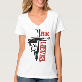 Jesus Cross Nail Design – Powerful Christian T-Shirt