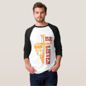 Jesus Cross Nail Design – Powerful Christian T-Shirt (Vorne ganz)