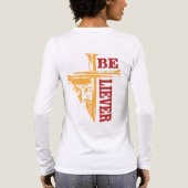 Jesus Cross Nail Design – Powerful Christian Tri-Blend Shirt (Rückseite)