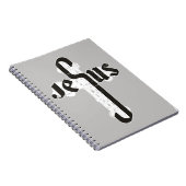 Jesus Cross Notizblock (Rechte Seite)