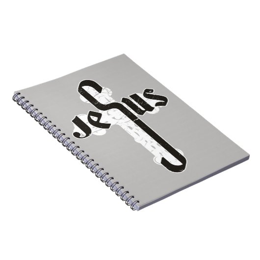 Jesus Cross Notizblock (Rechte Seite)
