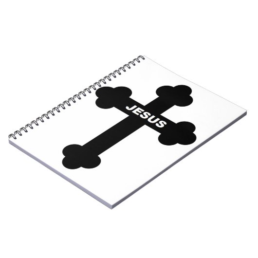 JESUS CROSS NOTIZBLOCK (Linke Seite)