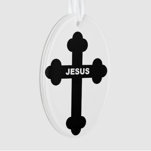 JESUS CROSS ORNAMENT (Vorderseite)