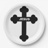 JESUS CROSS PAPPTELLER (Vorderseite)