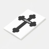JESUS CROSS POST-IT KLEBEZETTEL (angewinkelt)