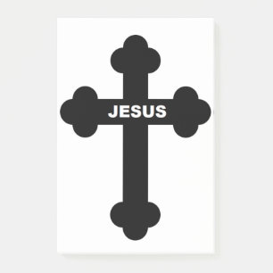 JESUS CROSS POST-IT KLEBEZETTEL