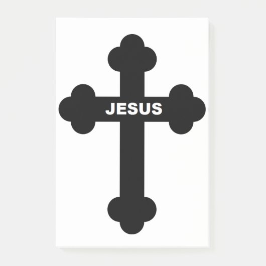 JESUS CROSS POST-IT KLEBEZETTEL (Vorderseite)