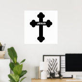 JESUS CROSS POSTER (Heimbüro)