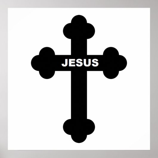 JESUS CROSS POSTER (Vorne)