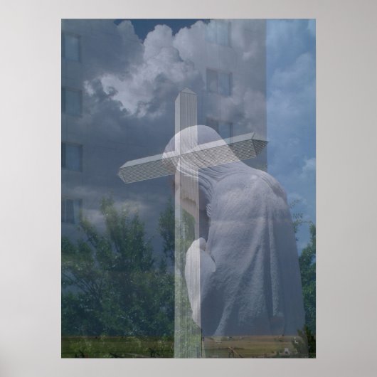 Jesus & Cross Poster (Vorne)