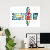 Jesus Cross Poster (Heimbüro)