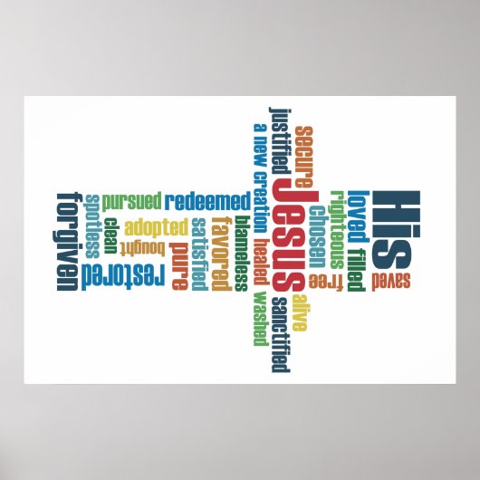 Jesus Cross Poster (Vorne)