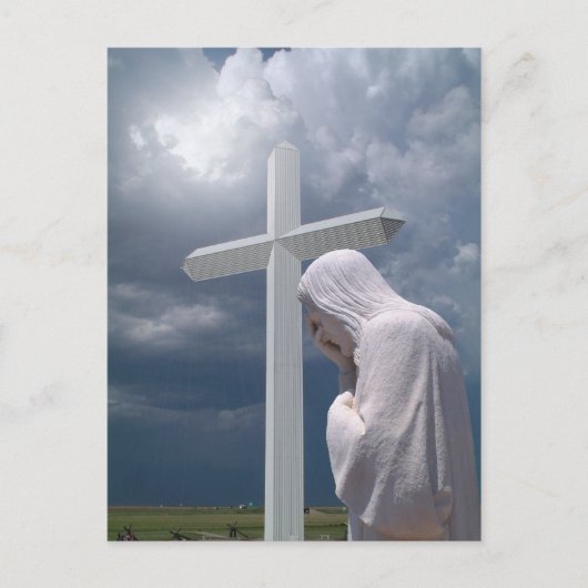 Jesus & Cross Postkarte (Vorderseite)