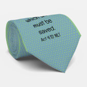 Jesus Cross Scripture Neck Tie Krawatte (Gerollt)