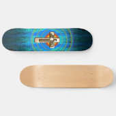 Jesus Cross Skateboard Deck (Horizontal)