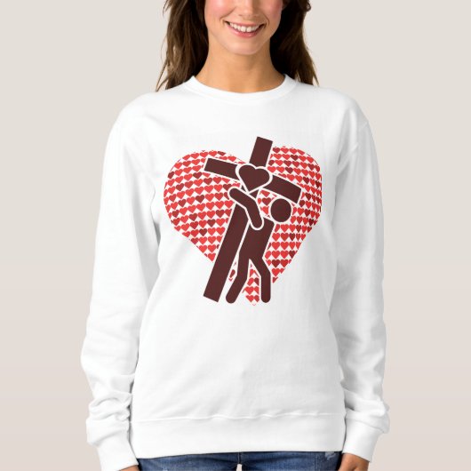 Jesus Cross Sweatshirt (Vorderseite)