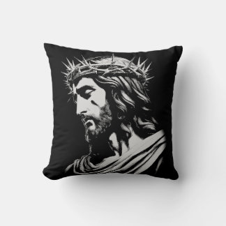Jesus Crown of Thorns Christlich Kissen