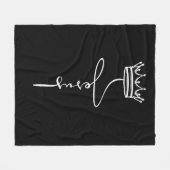 'Jesus' Crown Prayer Time Relaxation Christian  Fleecedecke (Vorderseite (Horizontal))