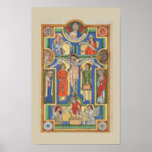 Jesus Cruciated Medieval Beleuchtung Poster (Vorne)