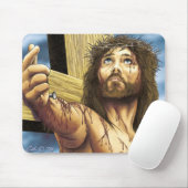 Jesus Crucified Mousepad (Mit Mouse)