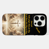 Jesus Crucified Oove Reflektives blaues Wasser Case-Mate iPhone Hülle (Rückseite (Horizontal))