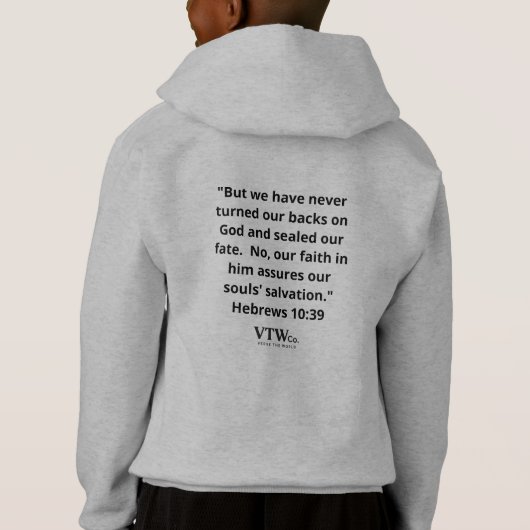 Jesus > Culture Boys Hoodie (Rückseite)