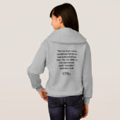 Jesus > Culture Girls Hoodie (Schwarz voll)