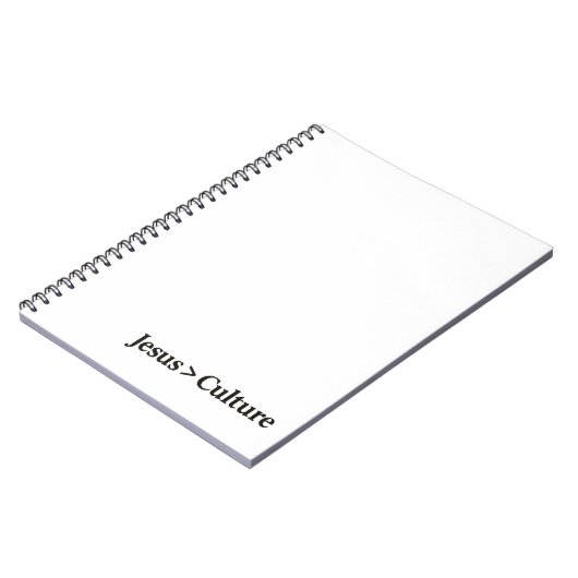 Jesus > Culture Spirale Notebook Notizblock (Linke Seite)