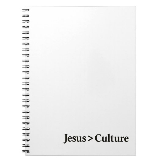 Jesus > Culture Spirale Notebook Notizblock (Vorderseite)