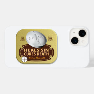 Jesus Cures heilt Pill Christliche Glaubenssammlun Case-Mate iPhone 14 Hülle