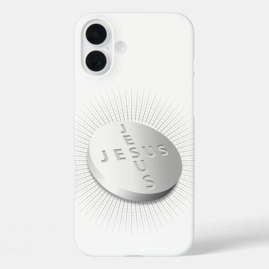 Jesus Cures Pill - Christlicher religiöser Glauben Case-Mate iPhone Hülle (Rückseite)