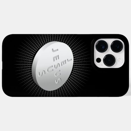 Jesus Cures Pill - Christlicher religiöser Glauben Case-Mate iPhone Hülle (Rückseite (Horizontal))