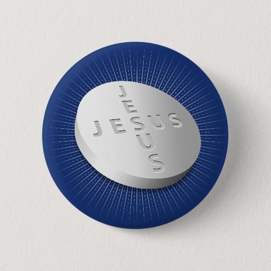 Jesus Cures Pill Tablet - Christliche Liebe des Gl Button (Vorderseite)