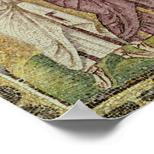 Jesus Cures the Woman who Bleeds Poster (Ecke)