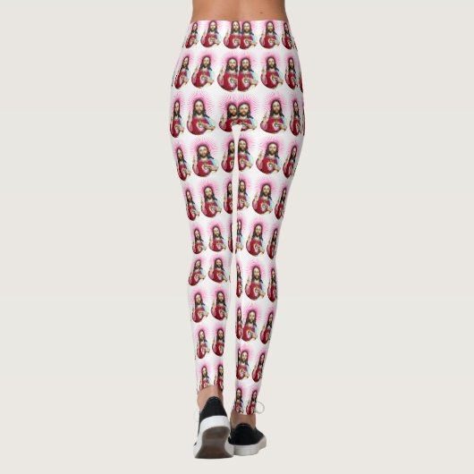 Jesus Custom Leggings (Rückseite)