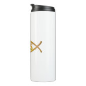 Jesus Customize Es hinzufügen Namen oder Initialen Thermosbecher (Nach rechts gedreht)