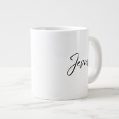 'Jesus' Daily Devotion Quiet Mornings Reflection  Jumbo-Tasse (Vorderseite Rechts)