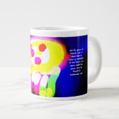 Jesus dankbar Jumbo-Tasse (Vorderseite Rechts)