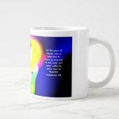 Jesus dankbar Jumbo-Tasse (Rechts)