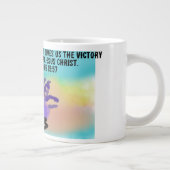 Jesus danke dir Jumbo-Tasse (Rechts)