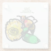 Jesus Danke Glasuntersetzer (Rückseite)